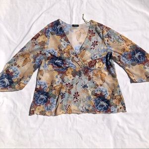 Eyeshadow Sheer Women’s Blouse XL